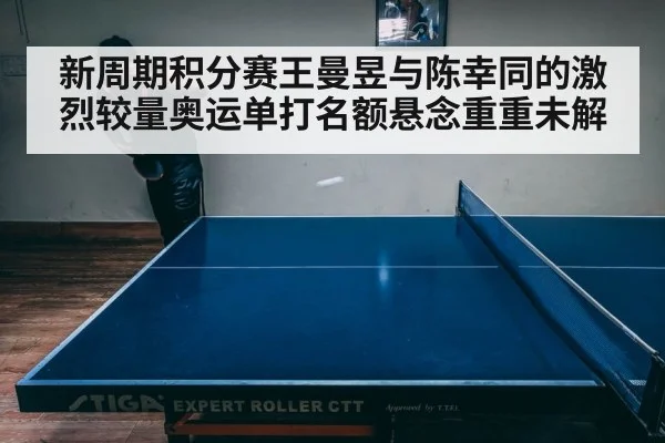 新周期积分赛王曼昱与陈幸同的激烈较量奥运单打名额悬念重重未解